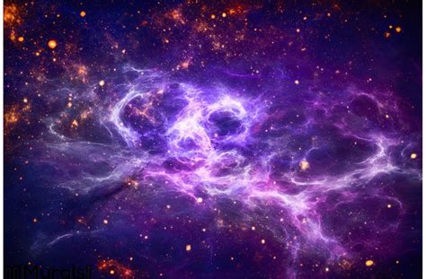 Deep Space Nebula Wall Mural