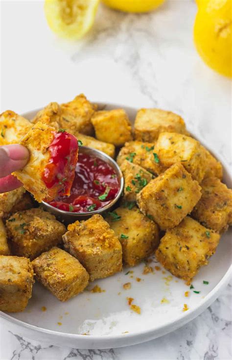 Tweets from a mile up. Baked Tofu Nuggets - Healthier Steps