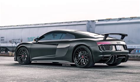 Custom Body Kit Dramatically Changes Black Audi R8 — Gallery