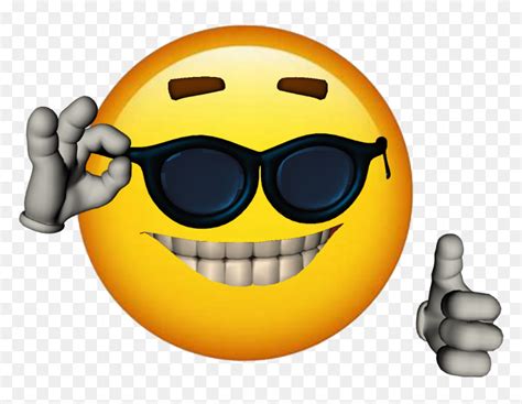 Sunglasses Emoji Meme Png Transparent Png 1088x981 Png Dlfpt