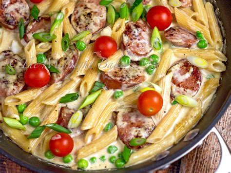 Stir for 1 minute to coat the pasta and warm the spices. Cajun Smoked Sausage Alfredo - The Midnight Baker