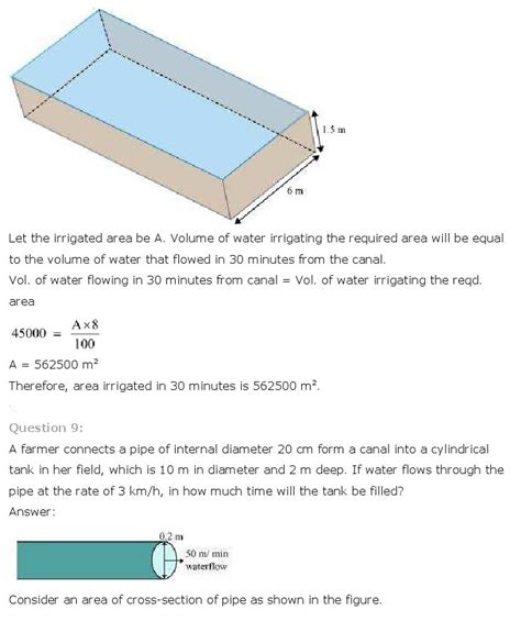 Surface Areas And Volumes Class 10 Mathematics Ncert Solutions