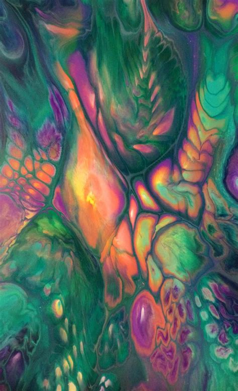 Fluid Acrylic Pouring Acrylic Pouring Art Pouring Painting Acrylic