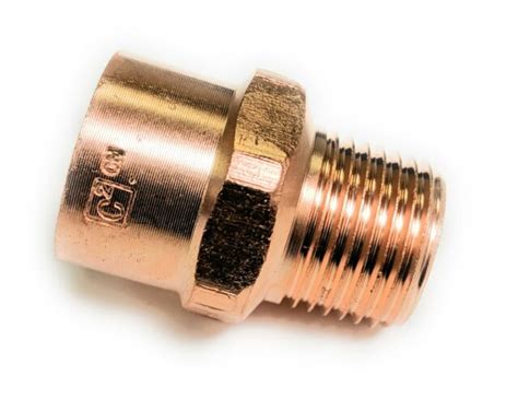 Wrot Copper Pressure 12 Copper X 14 Fitting Male Reducing Adapter 5