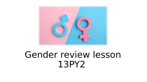 Aqa Psychology Gender Exam Practice Lesson Teaching Resources
