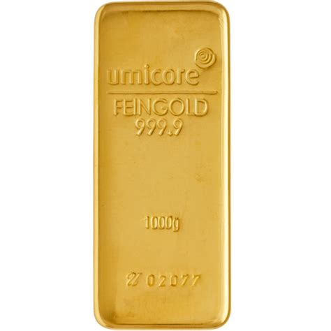 Lingot d'or de 1 kilogramme certifié LBMA - Vente en ligne - Meilleur prix