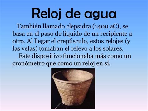 La Historia Del Reloj