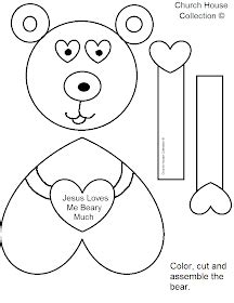 Help your kid grow spiritually with these printable bible coloring pages, coloring book pictures, bible verses, stories and more. Church House Collection Blog: "Jesus Loves Me Beary Much ...