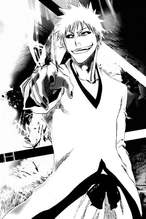 Hollow Ichigo Manga Bleach Rukia Bleach Kurosaki Ichigo Gin Bleach