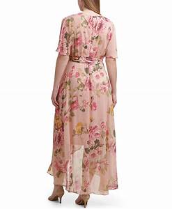  Howard Plus Size Floral Print Maxi Dress Reviews Dresses