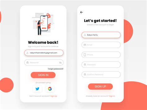 Sign Up Page Ui By Temi Shomo On Dribbble