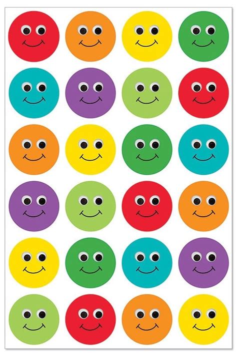 Smiley Face Stickers Stickers For Kids Hygloss Products