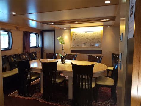 Interior Dining Luxury Yacht Browser By Charterworld Superyacht Charter