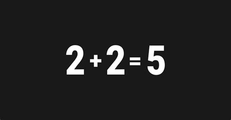 2 Plus 2 Equals 5 2 Plus 2 Equals 5 Pillow Teepublic