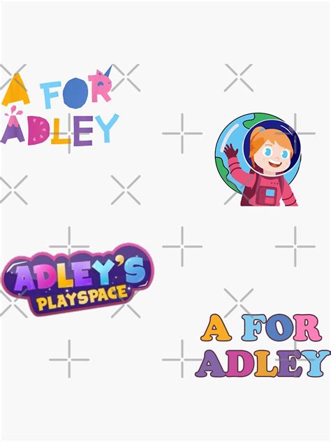 A For Adley Sticker Pack Catch Unicorn Sticker By Anaen Redbubble