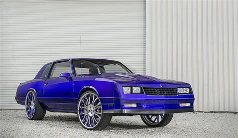 1987 Chevrolet Monte Carlo Ss Chrome Wheels Donk Gm Blue Hd