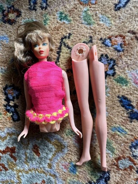 Gorgeous Vintage Brownette Talking Barbie Doll With Swim Top MUTE EBay