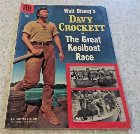 Davy Crockett Great Keelboat Race Four Color 664 Fn 65 1955 25 Off