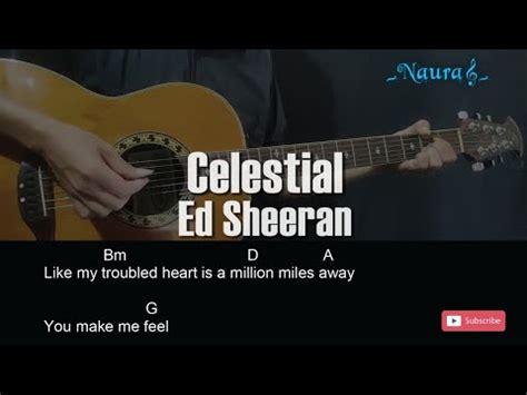 Ed Sheeran Celestial Guitar Chords Lyrics Youtube