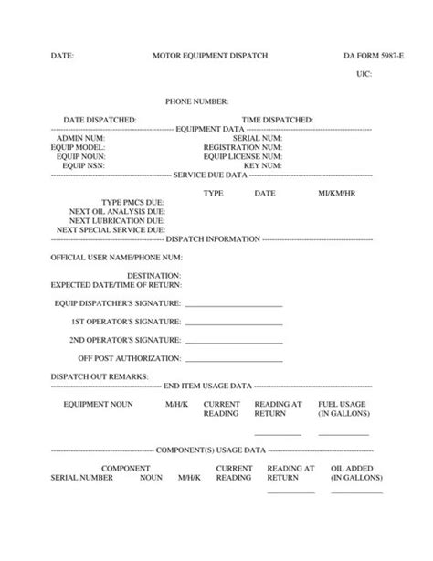 Da Form 5988 Pdf 5988 Fill Out And Sign Printable Pdf Template