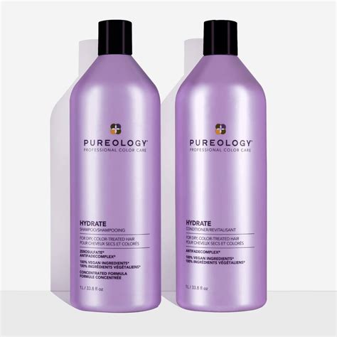 Hydrate Shampoo And Conditioner Liter For Dry Hair Pureology