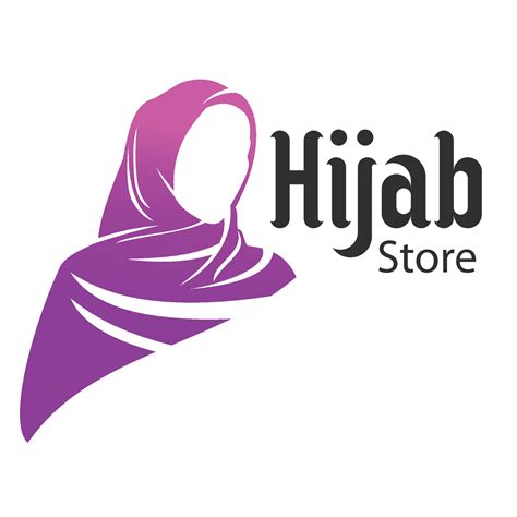 Hijab Store Logo Vector Design Vector Art At Vecteezy