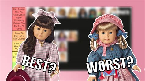 ranking all the american girl historical dolls as a non collector youtube