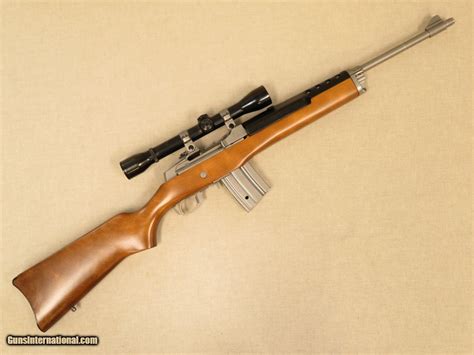 Ruger Mini 14 Ranch Rifle With Weaver 4x Scope Cal 223