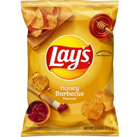 Lays Potato Chips Honey Barbecue Flavor 275 Oz Bag