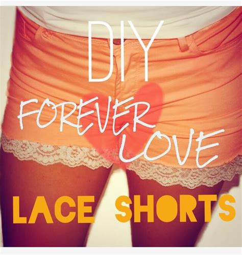 Diy Lace Shorts