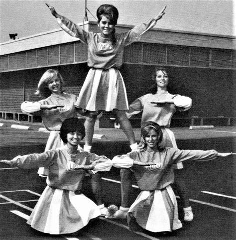 Varsity Cheerleaders In 1965 At St Genevieve High School Flickr