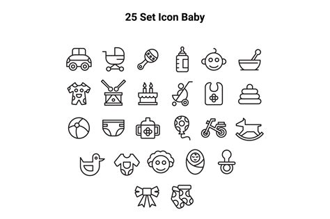 Baby Icons Graphic By Fatih Studio · Creative Fabrica