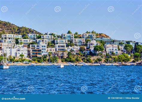 14 Of September 2017 Turkey Bodrum Turquoise Water Near Beach On