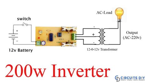 12vdc To 120vac Inverter Circuit Diagram Wiring Diagram