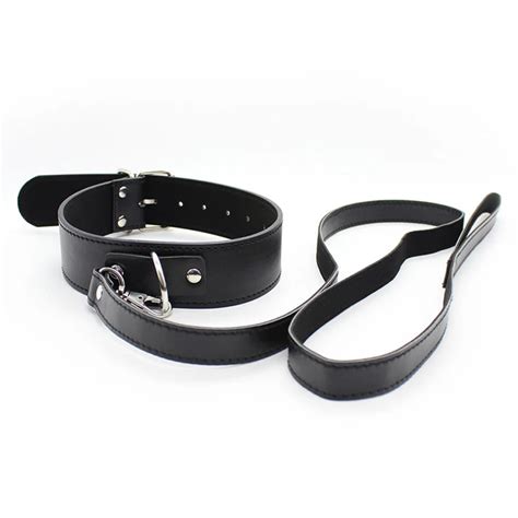 Leather Harness Sex Slave Bdsm Bondage Collar And Leashneck Dog Collar