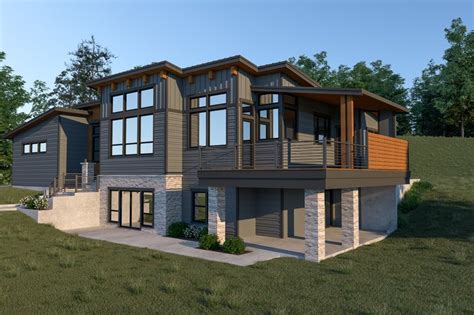 Contemporary Style House Plan 3 Beds 3 Baths 2800 Sqft Plan 1070 71