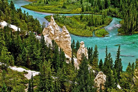 Hoodoos By Bow River In Banff Np Alberta Photograph By Ruth Hager