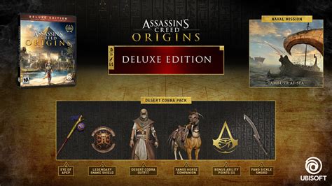 Buy Assassins Creed® Origins Deluxe Edition For Ps4 Xbox One And Pc