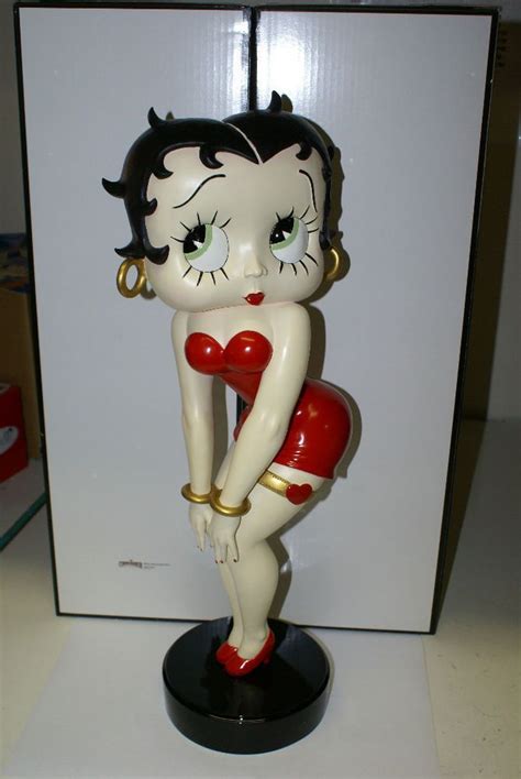 Betty Boop Red Hot Large Figurine 24 Tall Big Fig Retired Connoisseur Betty Boop Big Fig