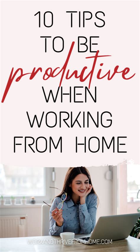 How To Be Productive When Working From Home 10 Huge Productivity Tips
