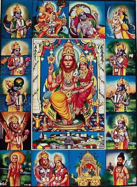 Dashavatara Lord Shiva Painting Goddess Artwork God Illustrations