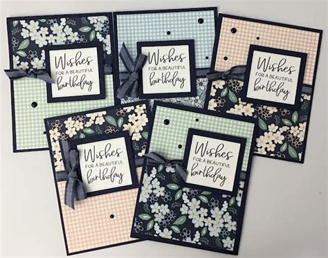 Greatinkspirations Create Pretty Cards Using Two Patterned Paper