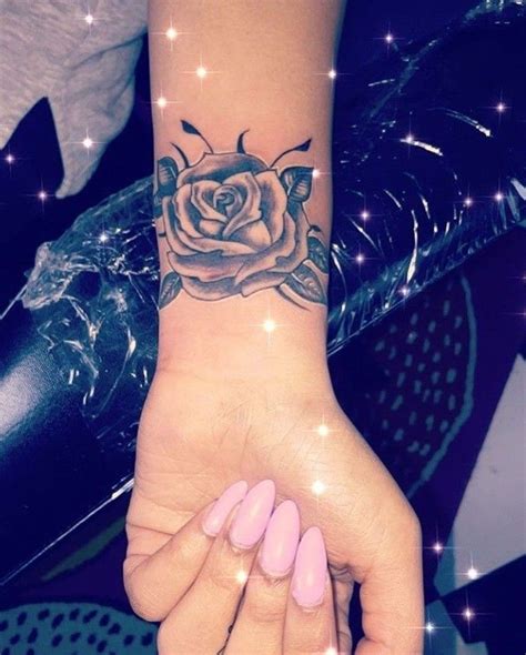 pinterest ~girly girl add me for more 😏 wrist tattoos girls flower wrist tattoos wrist