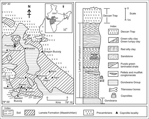 Geological Map And Lithostratigraphic Succession Of The Download