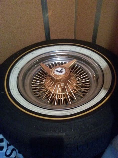 15 Inch 4 Times Gold Zenith Wire Wheels Rare Series 2 Complete With