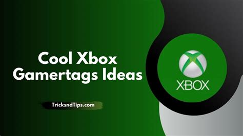 Cool Xbox Gamertags Ideas Cool And Creative Gamertags 2023 — Tricksndtips