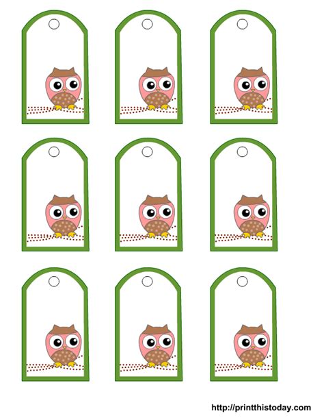 Thinking of what is the perfect way to celebrate your little boy birthday or baby shower party, you can't… Free Owl Baby Shower Favor Tags Templates