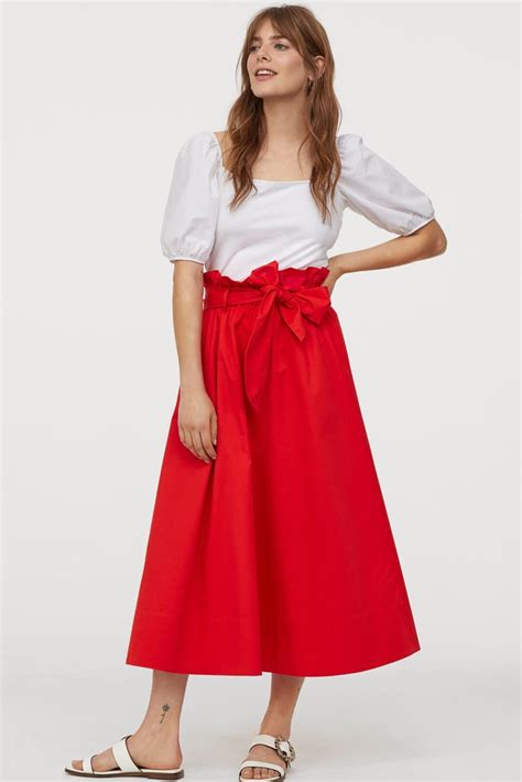 Paper Bag Circle Skirt New Womens Products From Handm April 2020