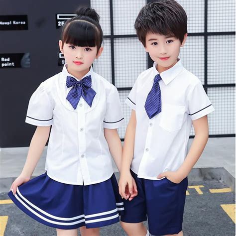 Children Japanese Korean School Uniforms For Girls Boys Kids Junior