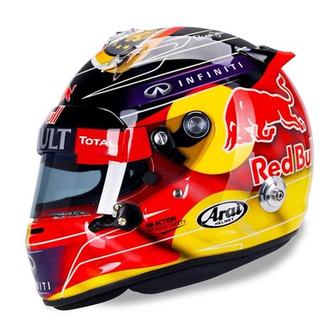 Sebastian Vettel Special German Grand Prix Helmet In Celebrating Germany Winning The World Cup